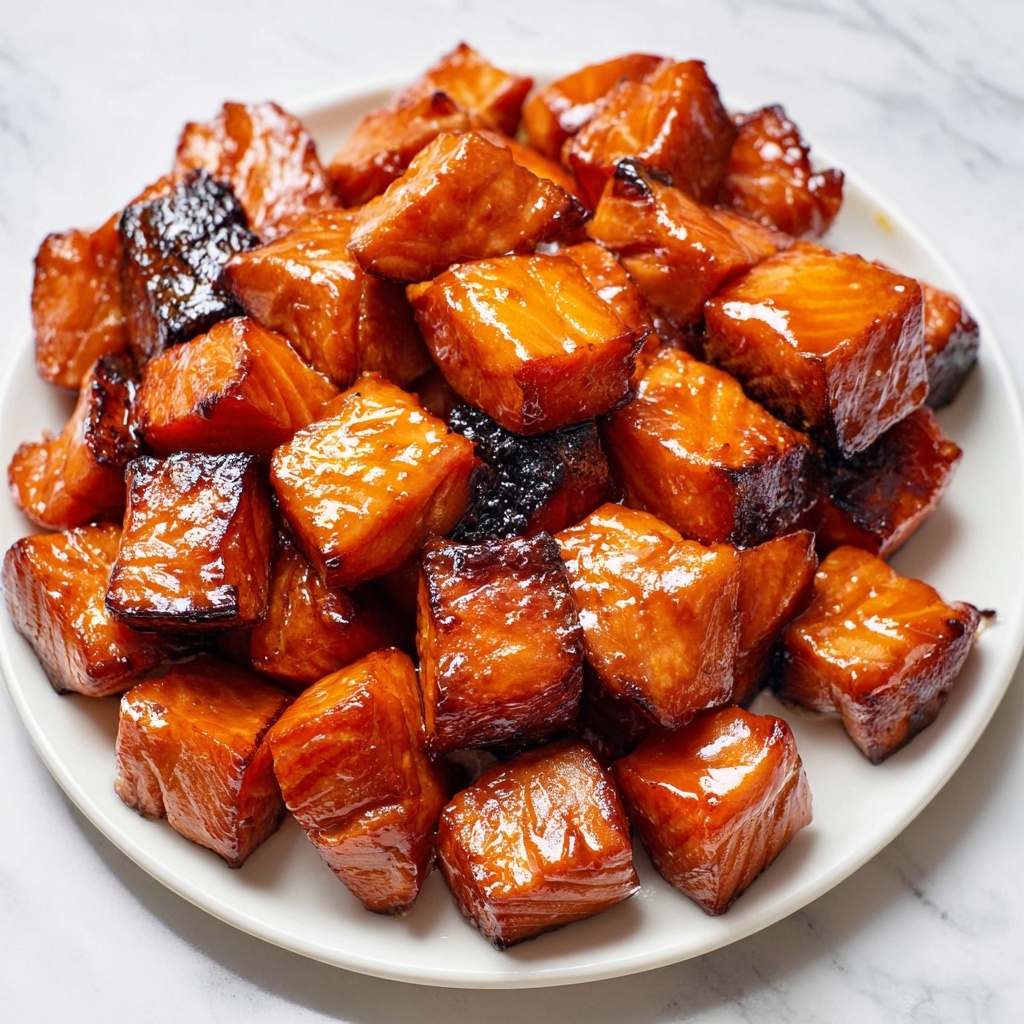 Hot Honey Salmon Bites Recipe - Recipe Image