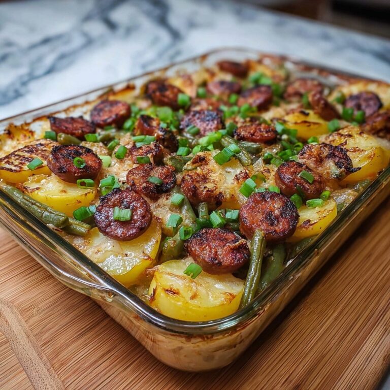 Sausage Green Bean and Potato Casserole Recipe