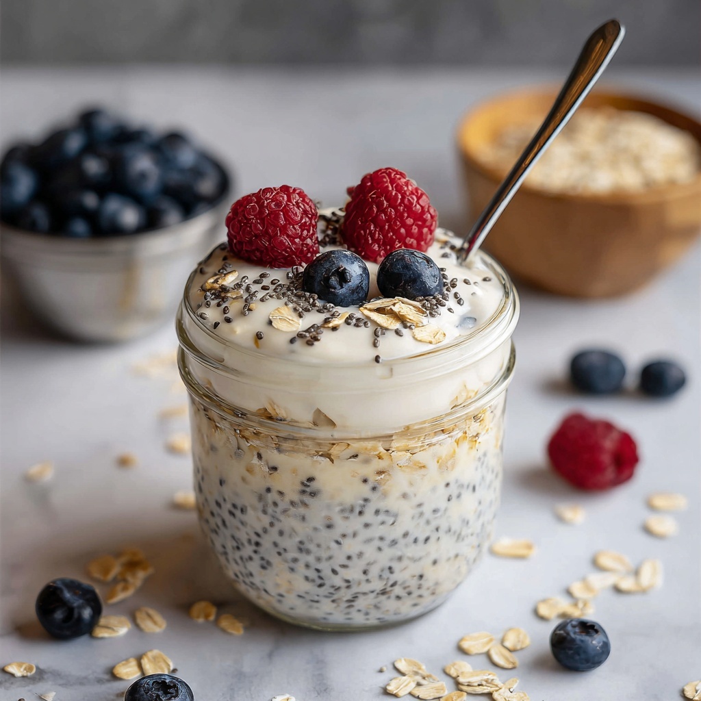 Vanilla Overnight Oats Recipe - Recipe Image