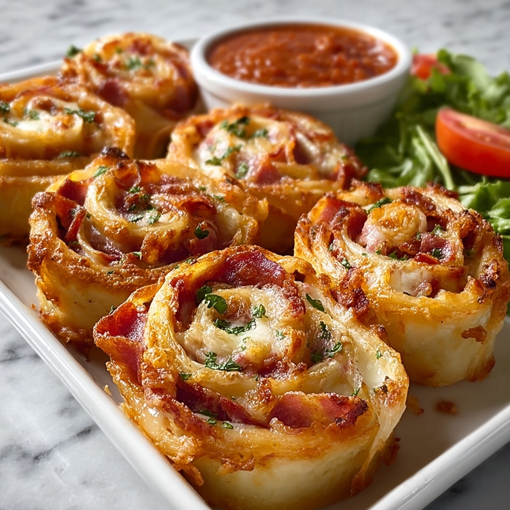 Tortilla Pizza Rolls Snack Recipe - Recipe Image