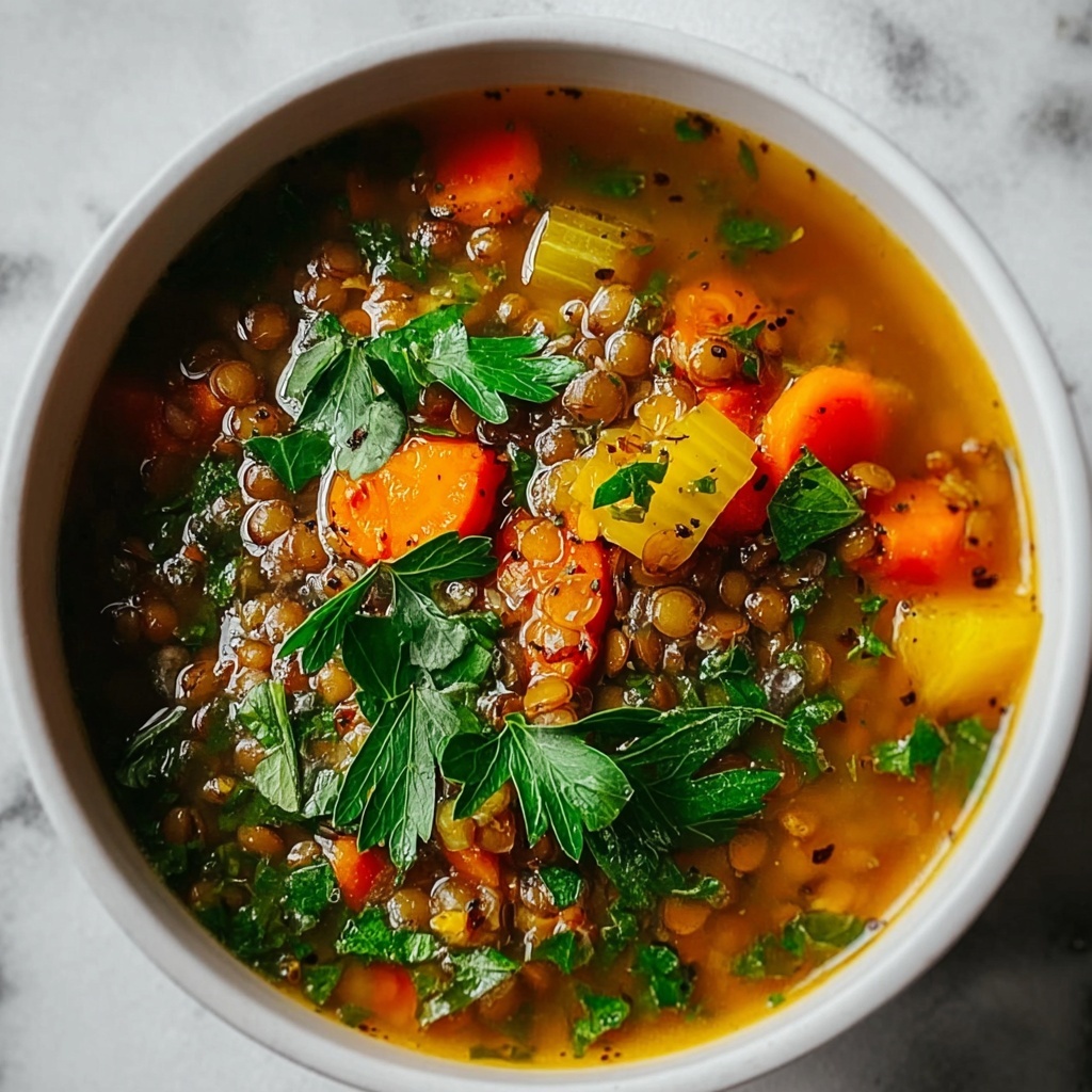 Hearty Mediterranean Lentil Soup for Cozy Weeknight Dinners Recipe - Recipe Image