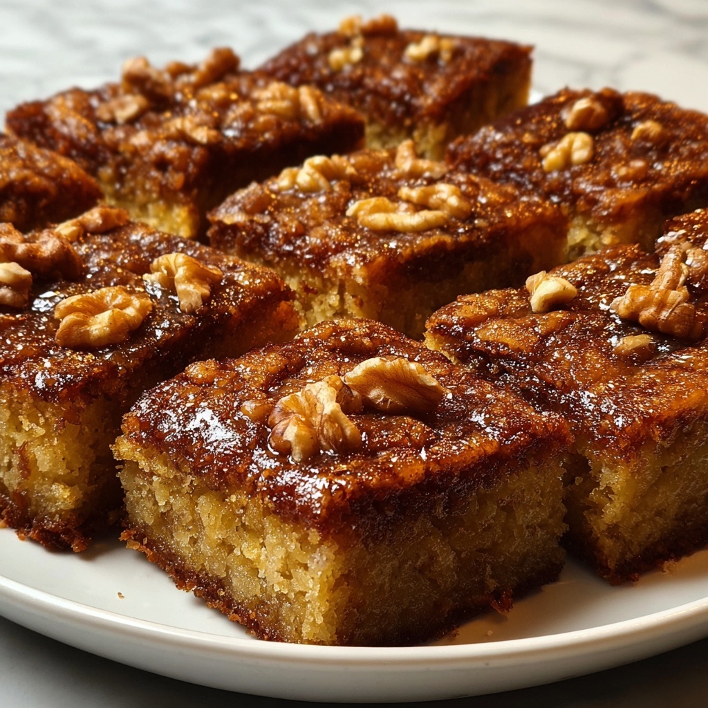 Maple Pecan Blondies Recipe - Recipe Image