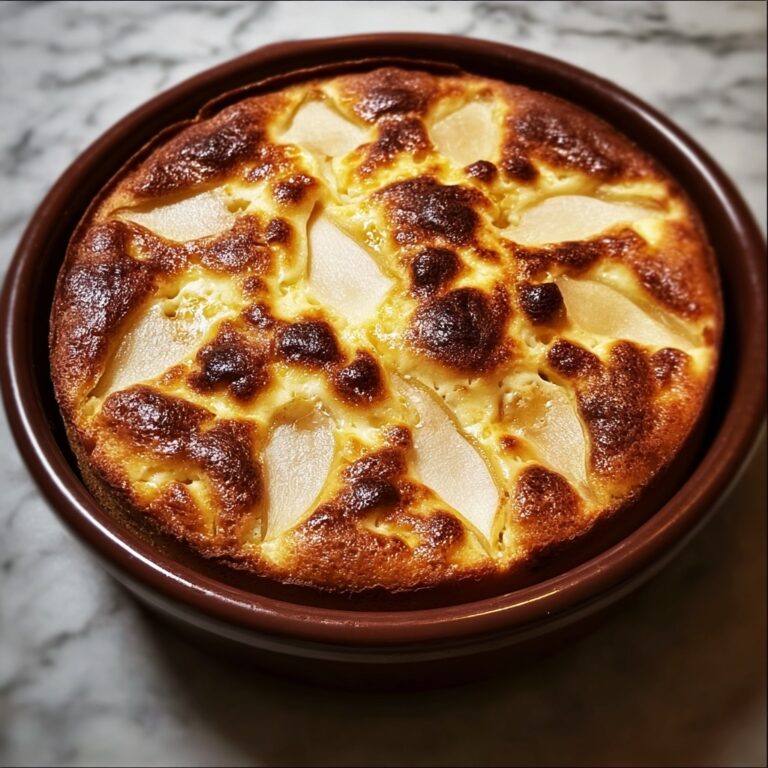 Pear and Almond Clafoutis Recipe