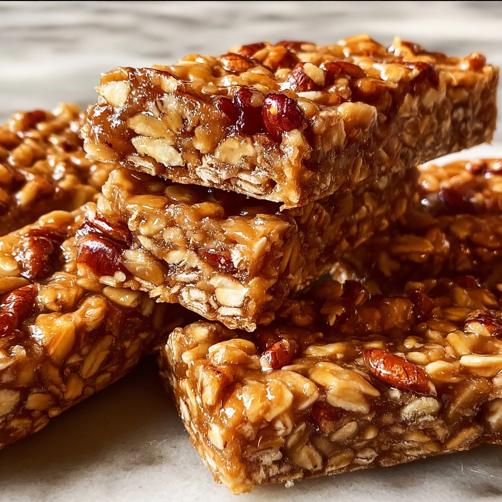 Maple Pecan Granola Bars Recipe - Recipe Image