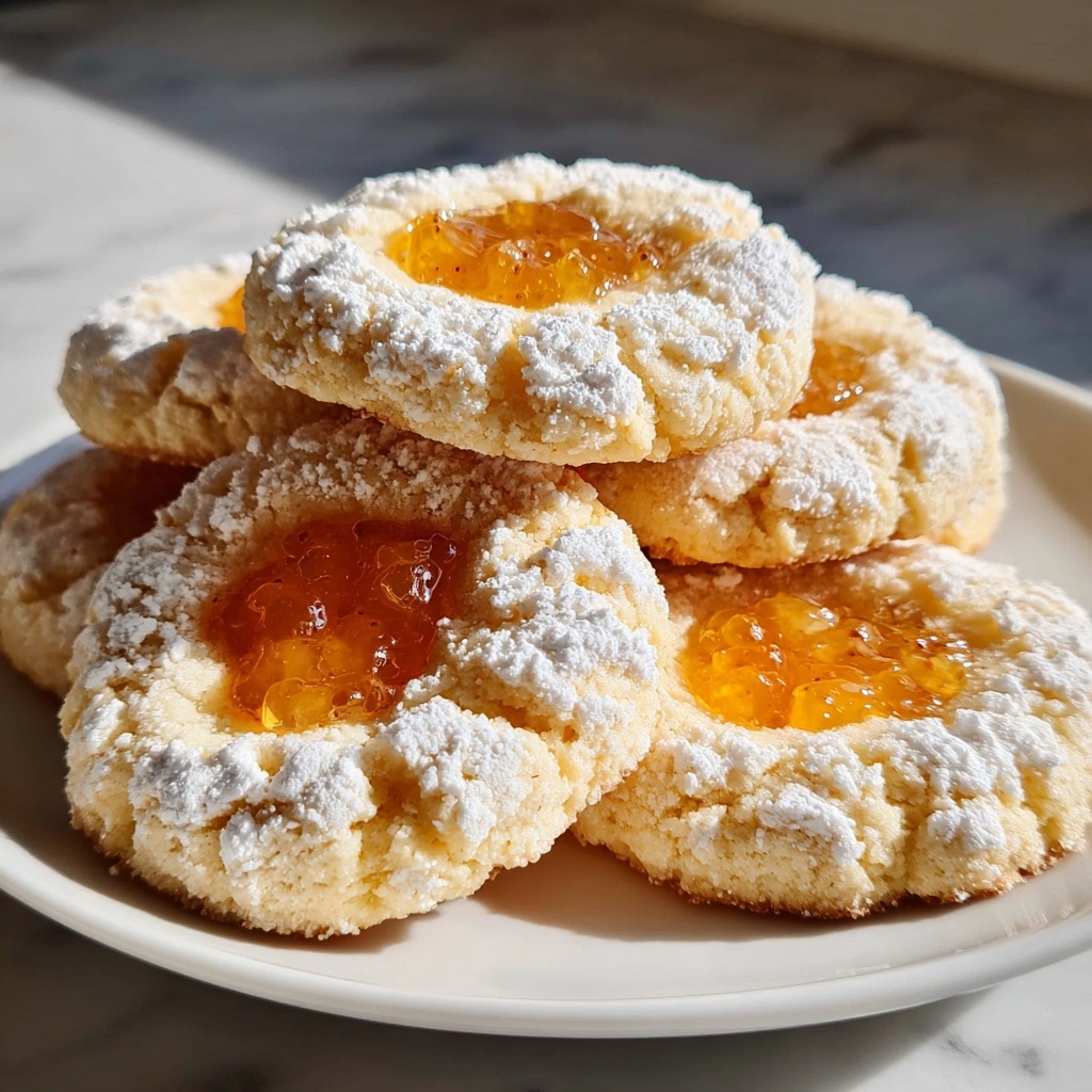 Gluten Free Lemon Curd Cookies Recipe - Recipe Image