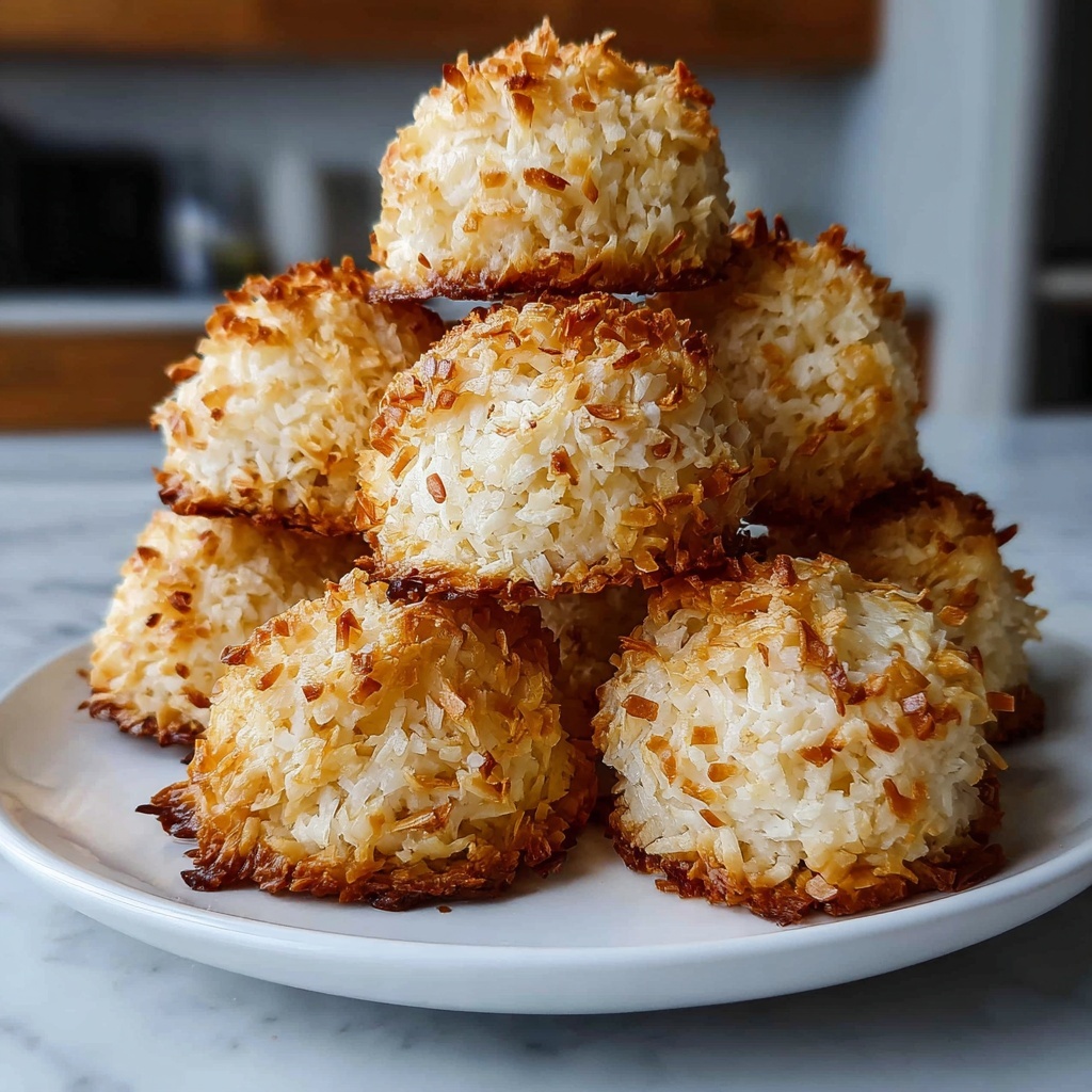 Delicious Coconut Macaroons: 5 Steps to Comforting Bliss Recipe - Recipe Image