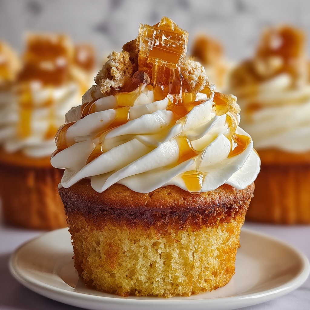 Honey Peach Cream Cheese Cupcakes Recipe - Recipe Image