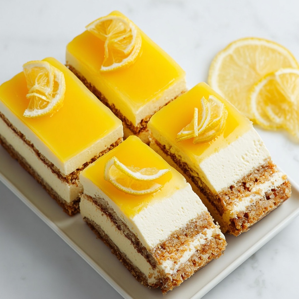 Easy Vegan Lemon Cheesecake (No-Bake) Recipe - Recipe Image