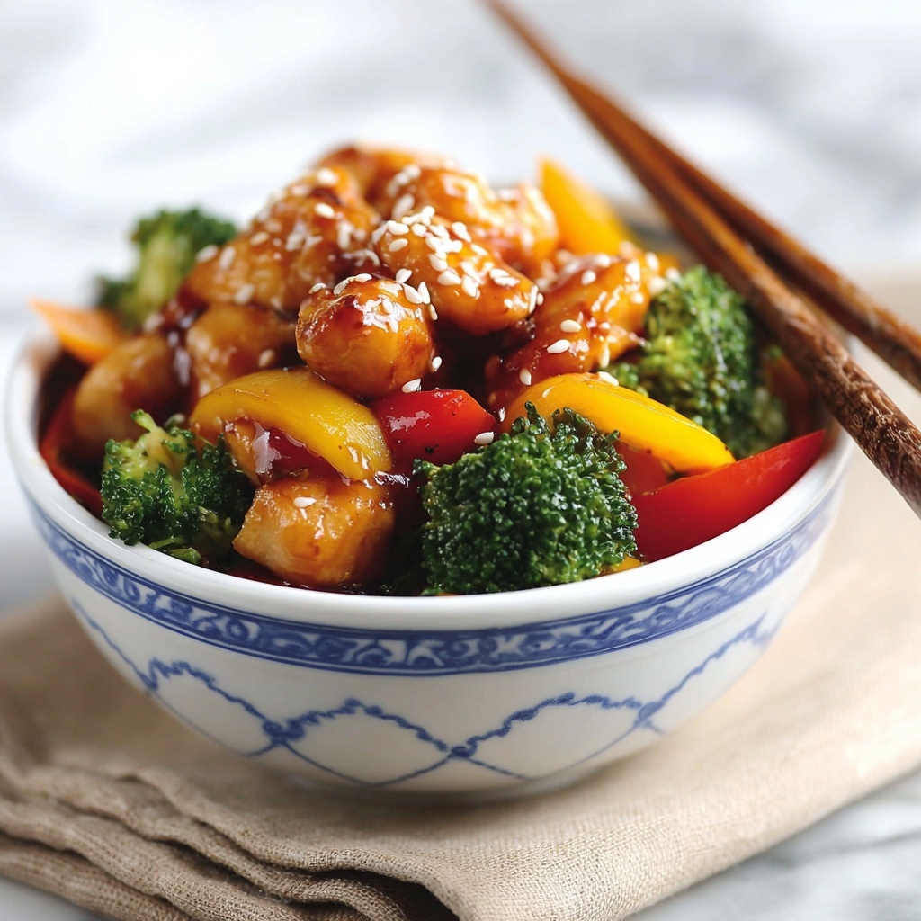 Chicken Stir Fry with Vegetables and Honey Soy Sauce Recipe - Recipe Image