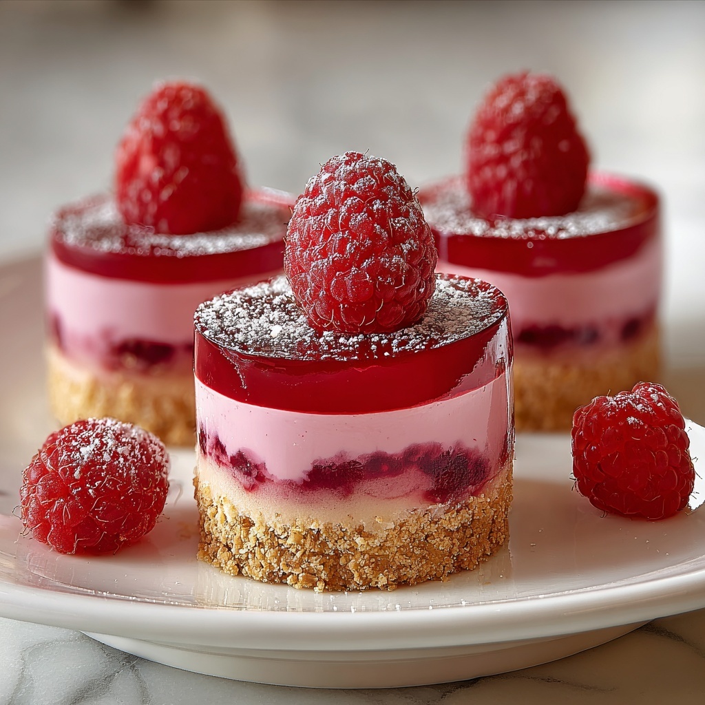 No-Bake Raspberry Cheesecake Cups: An Incredible 5-Minute Recipe - Recipe Image