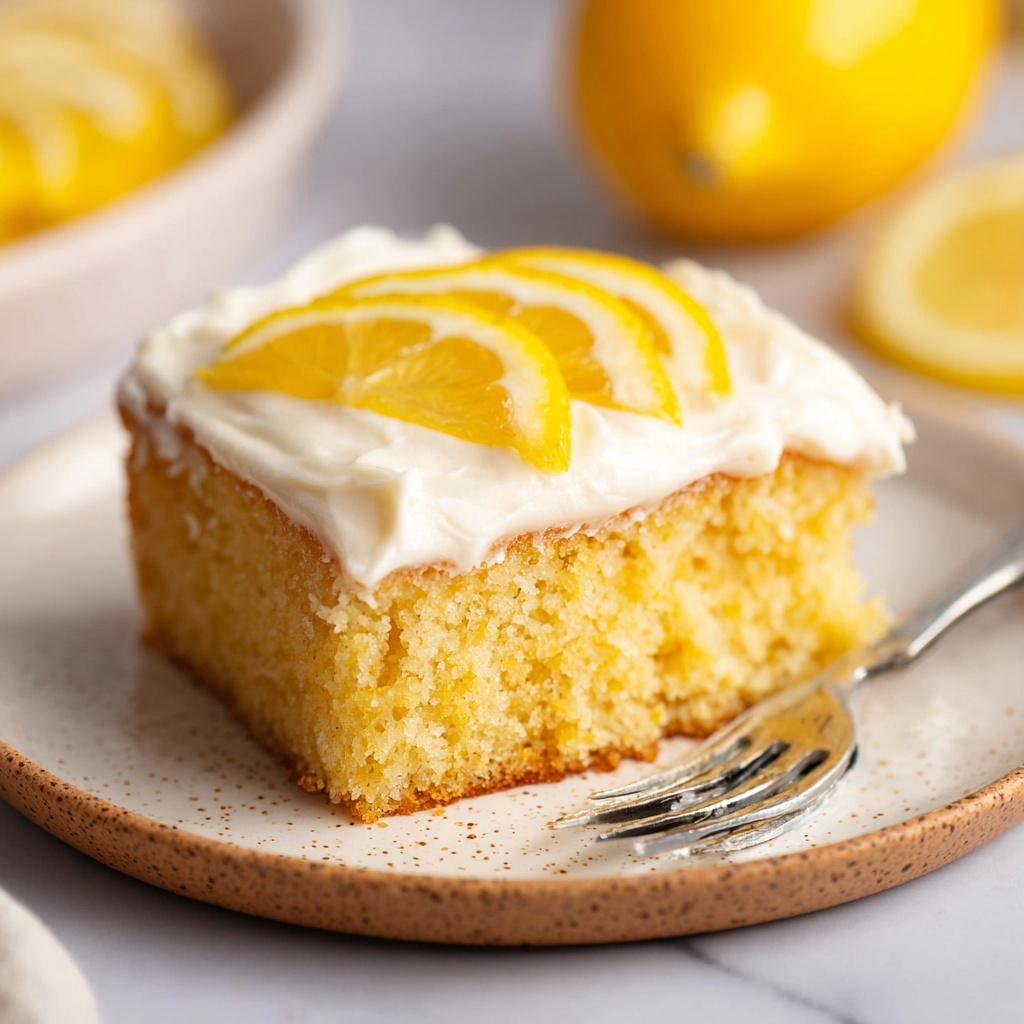 Vegan Lemon Drizzle Cake Recipe - Recipe Image