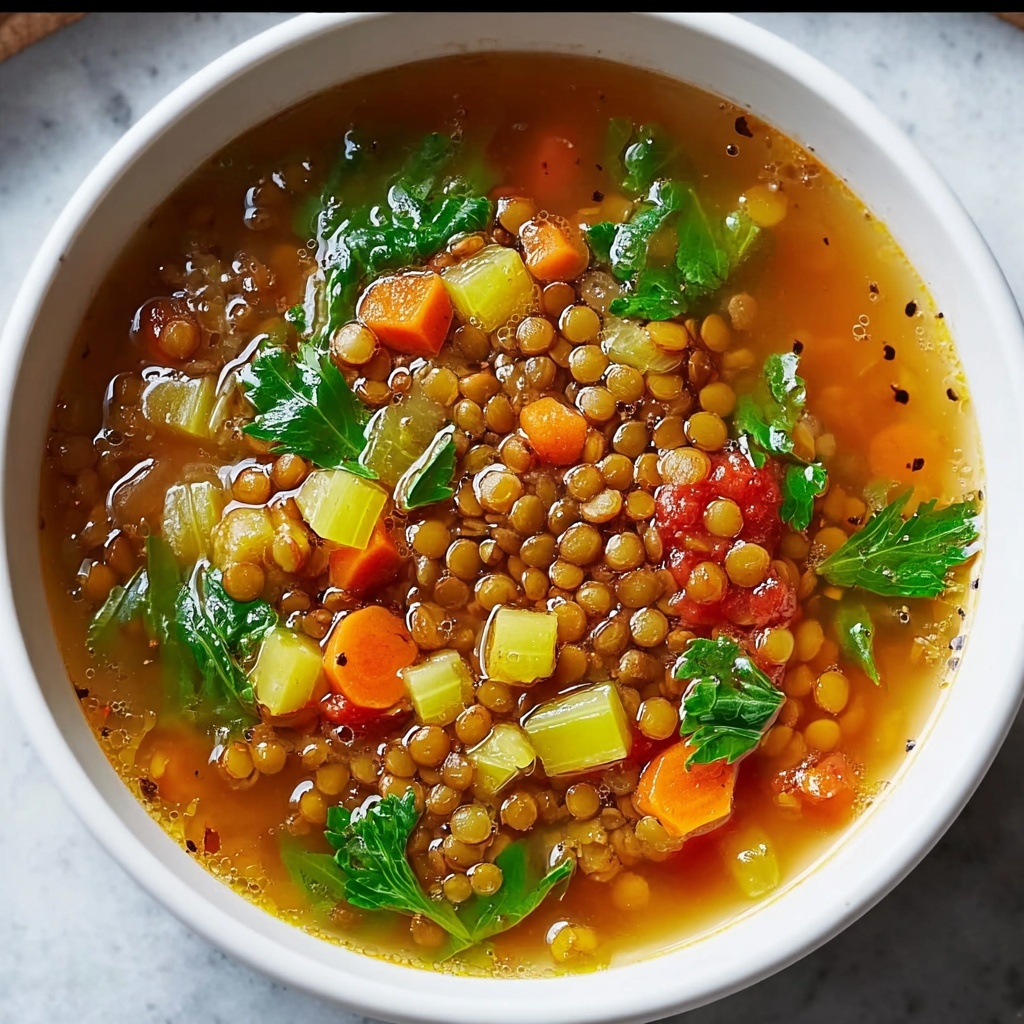 Hearty Mediterranean Lentil Soup for Cozy Weeknight Dinners Recipe - Recipe Image