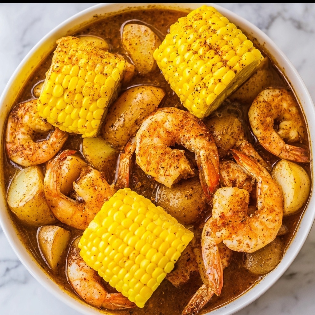 Easy Crock Pot Shrimp Boil: A Flavorful Cajun Feast at Home Recipe - Recipe Image
