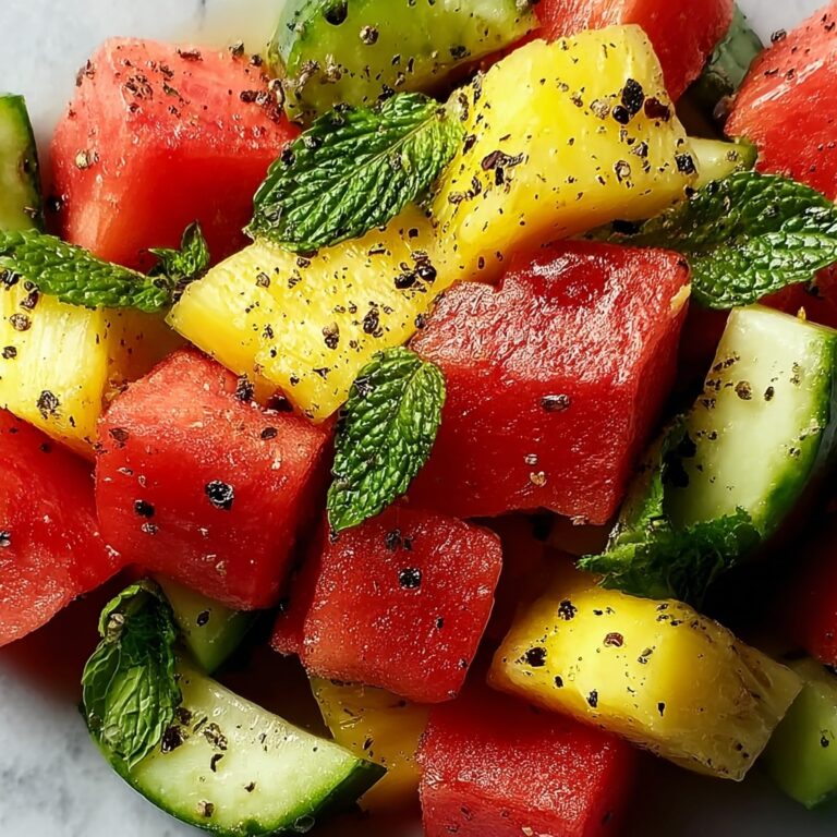 Delightfully Fresh Watermelon Pineapple Salad Recipe