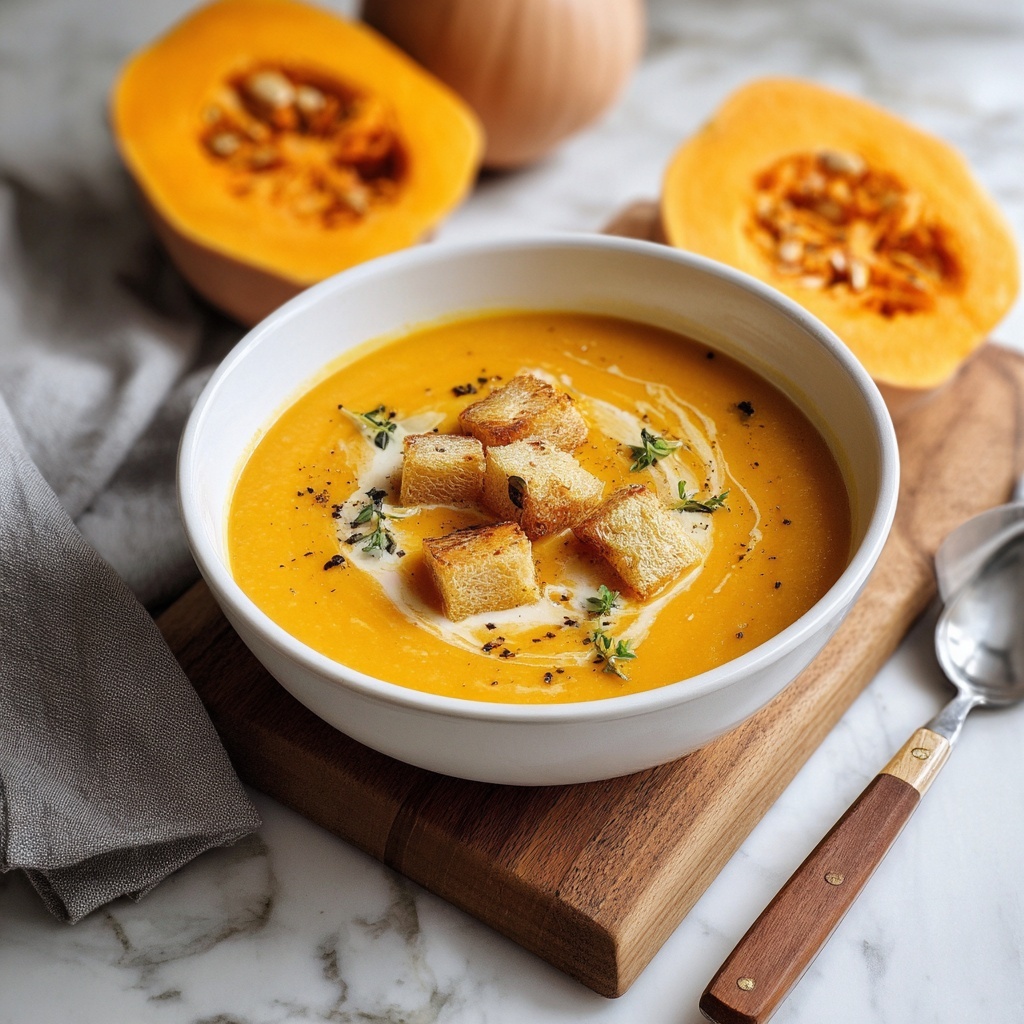 Roasted Butternut Squash Soup Recipe - Recipe Image