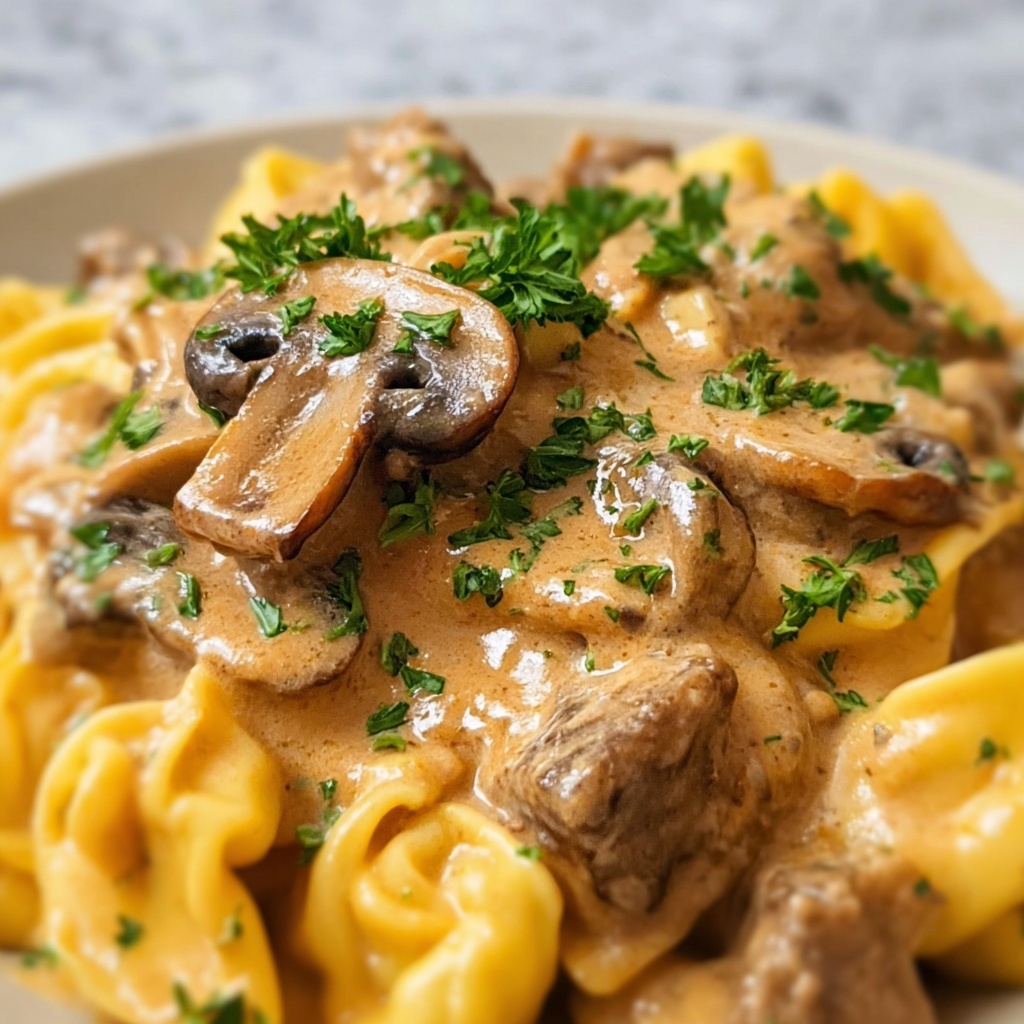 Quick and Easy Ground Beef Stroganoff Recipe - Recipe Image