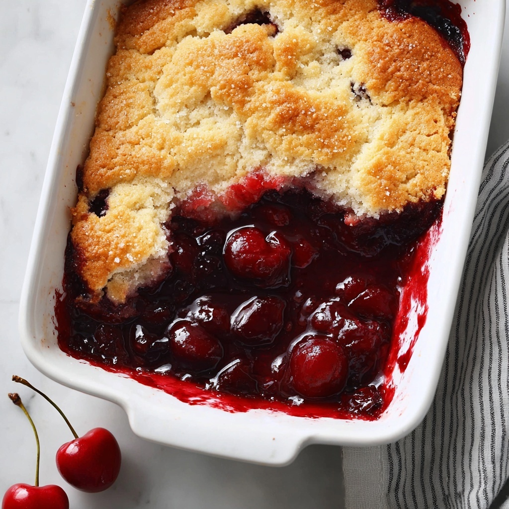 Easy Cherry Cobbler Recipe - Recipe Image