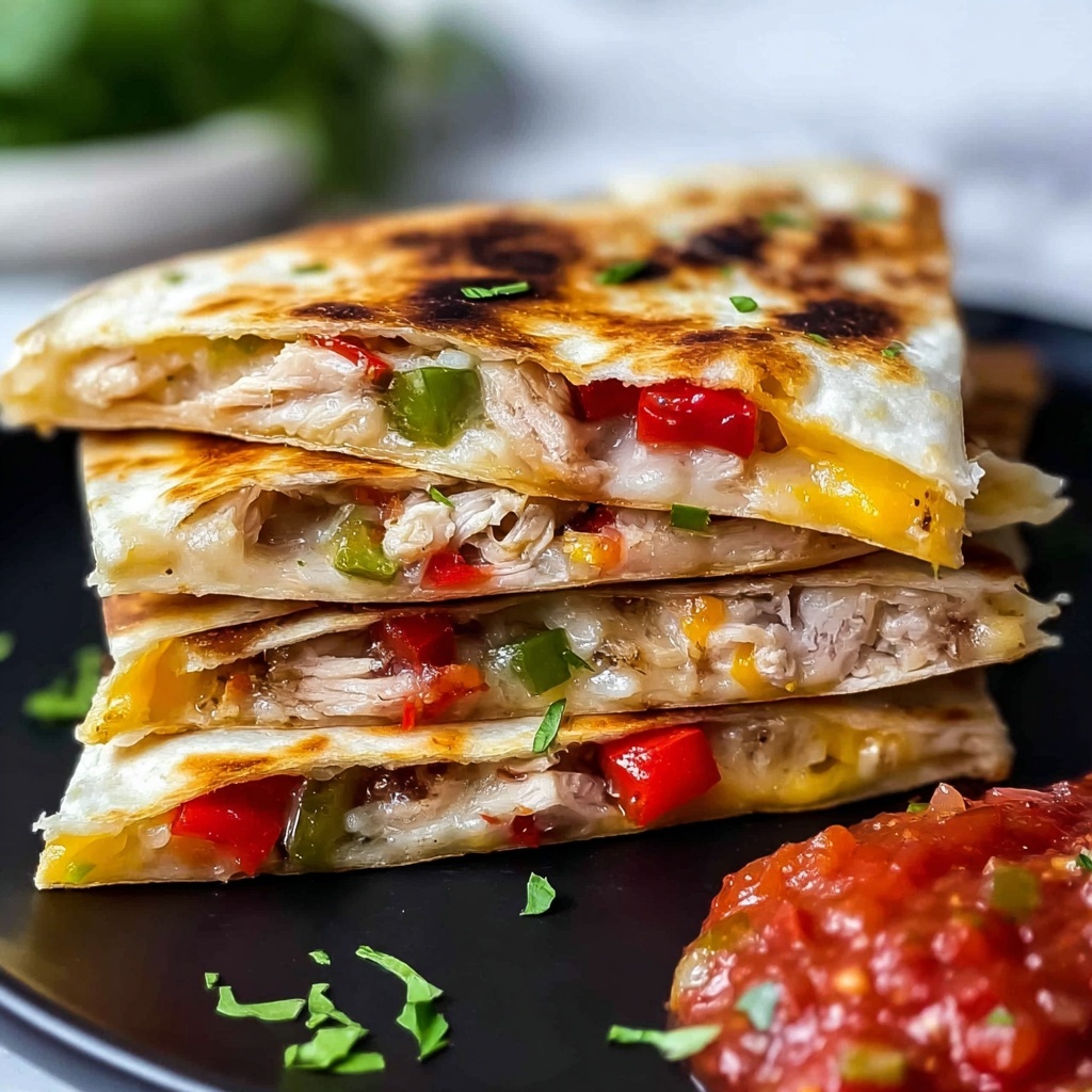 Chicken Fajita Quesadillas Recipe - Recipe Image
