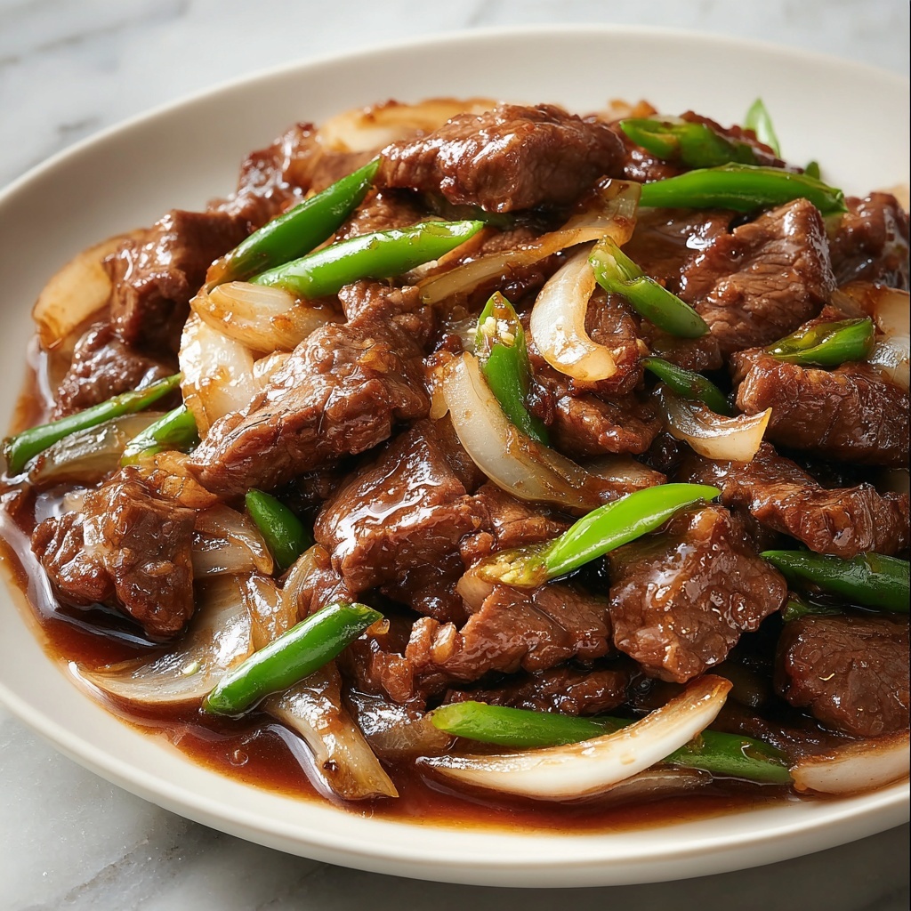 Chinese Beef and Onion Stir Fry Recipe - Recipe Image