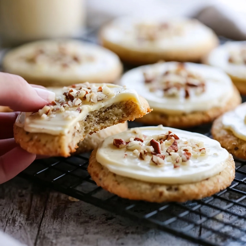Maple Walnut Shortbread Cookies Recipe - Recipe Image