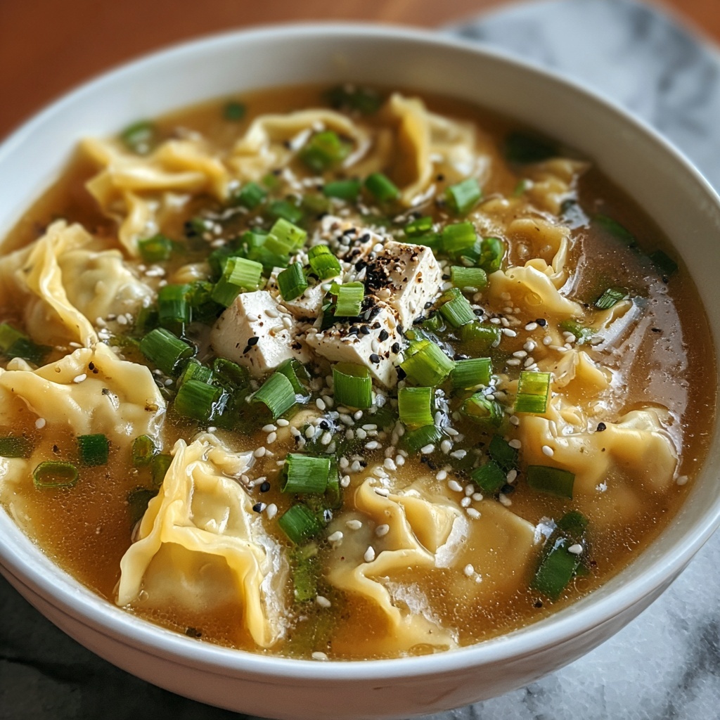 Homemade Wonton Soup Recipe - Recipe Image