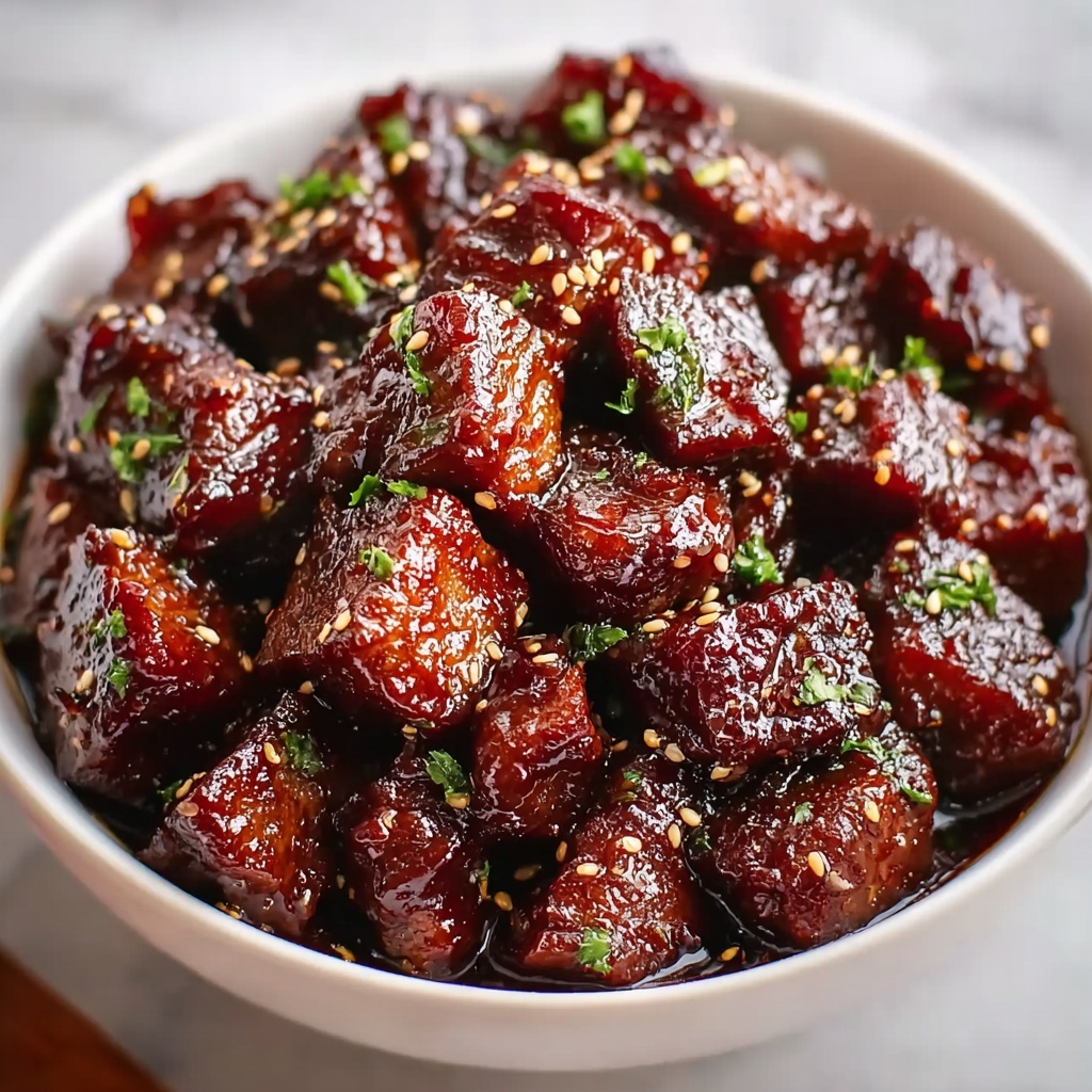 Sweet and Sticky Steak Bites Recipe - Recipe Image