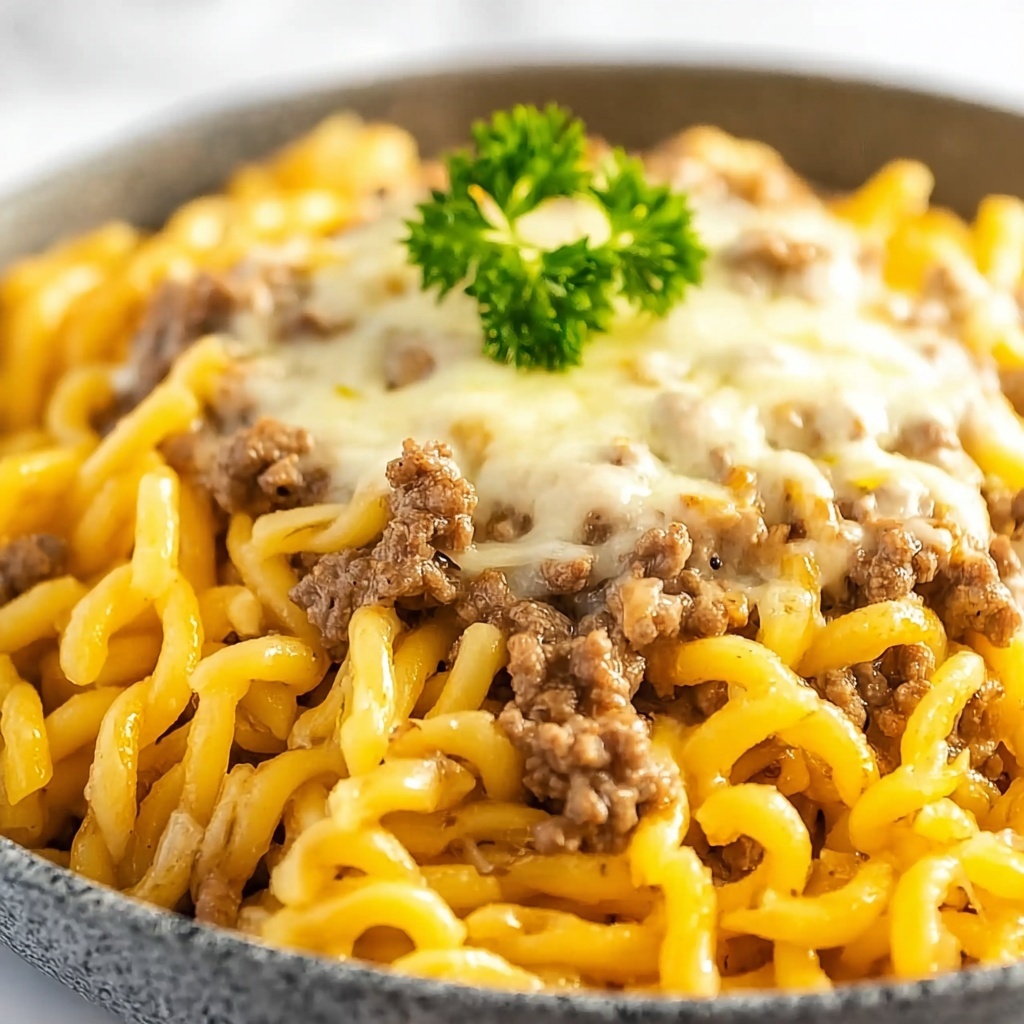 Easy Cheeseburger Pasta Recipe - Recipe Image
