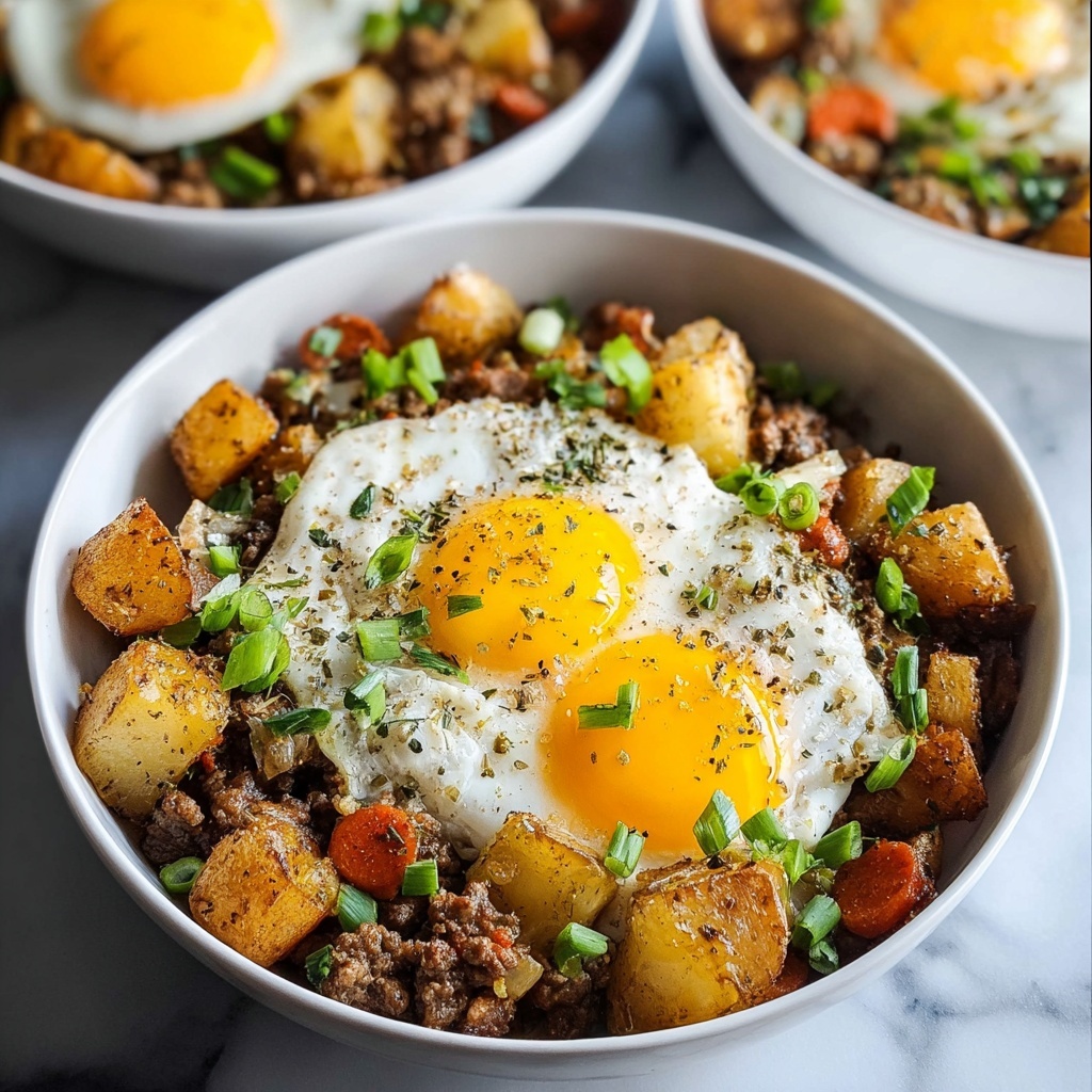 Sausage and Potato Meal Prep Breakfast Bowls Recipe - Recipe Image