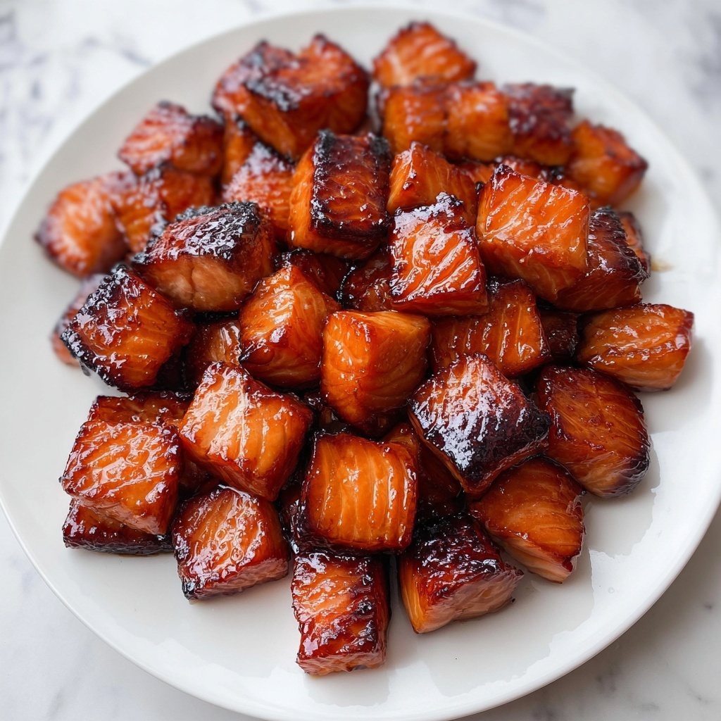 Hot Honey Salmon Bites Recipe - Recipe Image