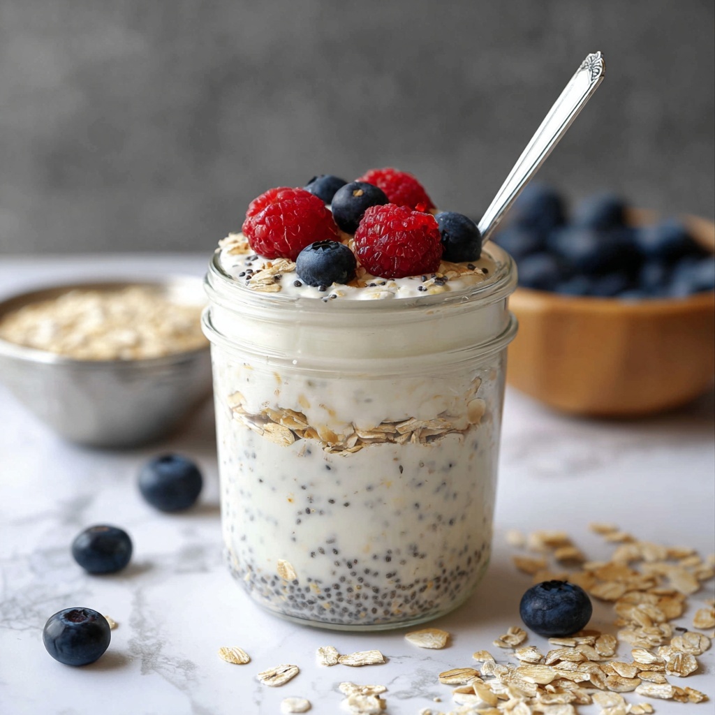 Vanilla Overnight Oats Recipe - Recipe Image