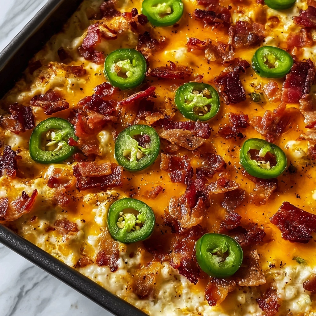 Cauliflower Jalapeno Popper Casserole Recipe - Recipe Image