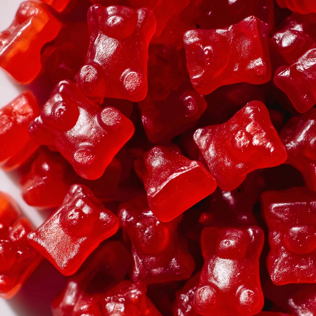Vegan Strawberry Gummy Bears (No Gelatin) Recipe - Recipe Image