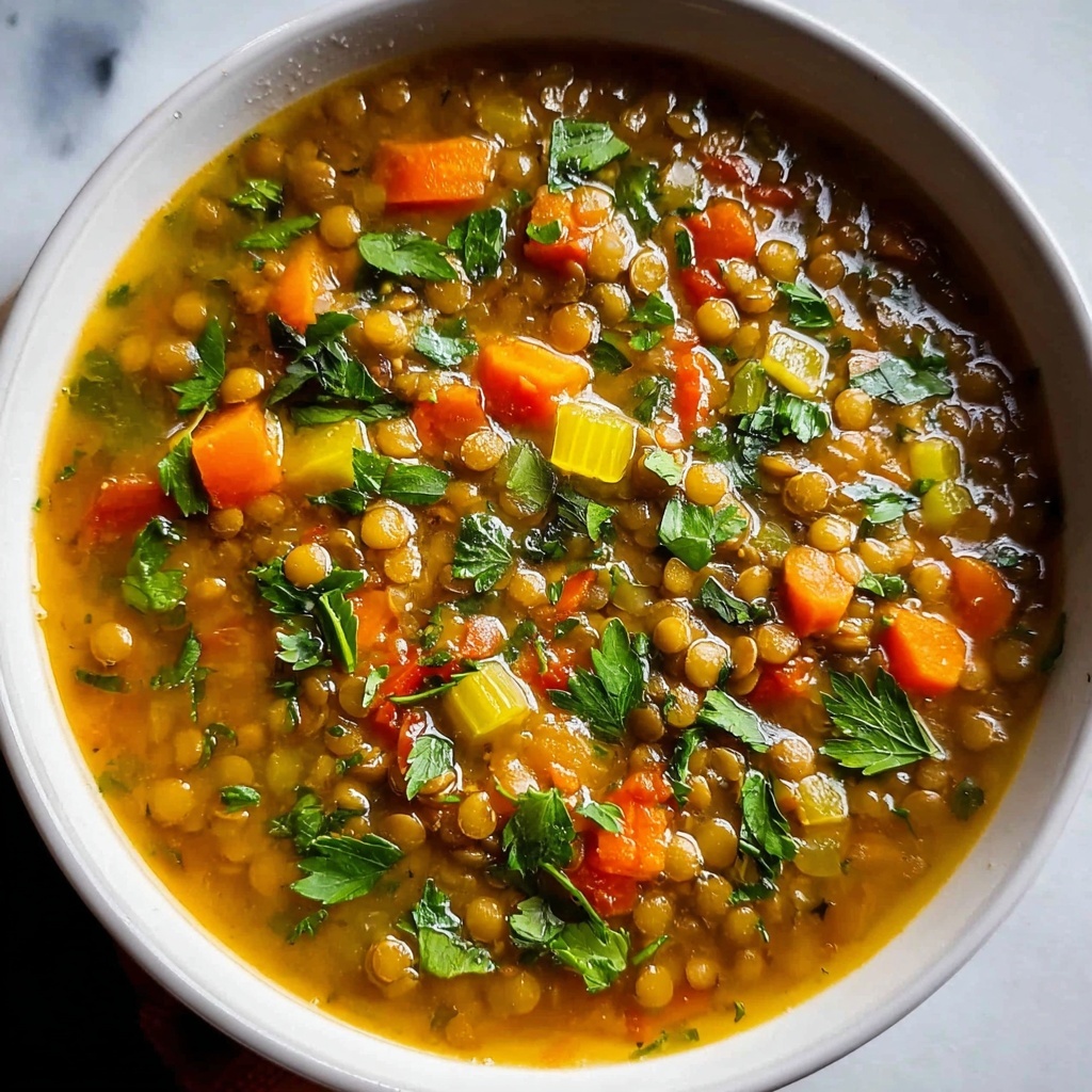 Hearty Mediterranean Lentil Soup for Cozy Weeknight Dinners Recipe - Recipe Image