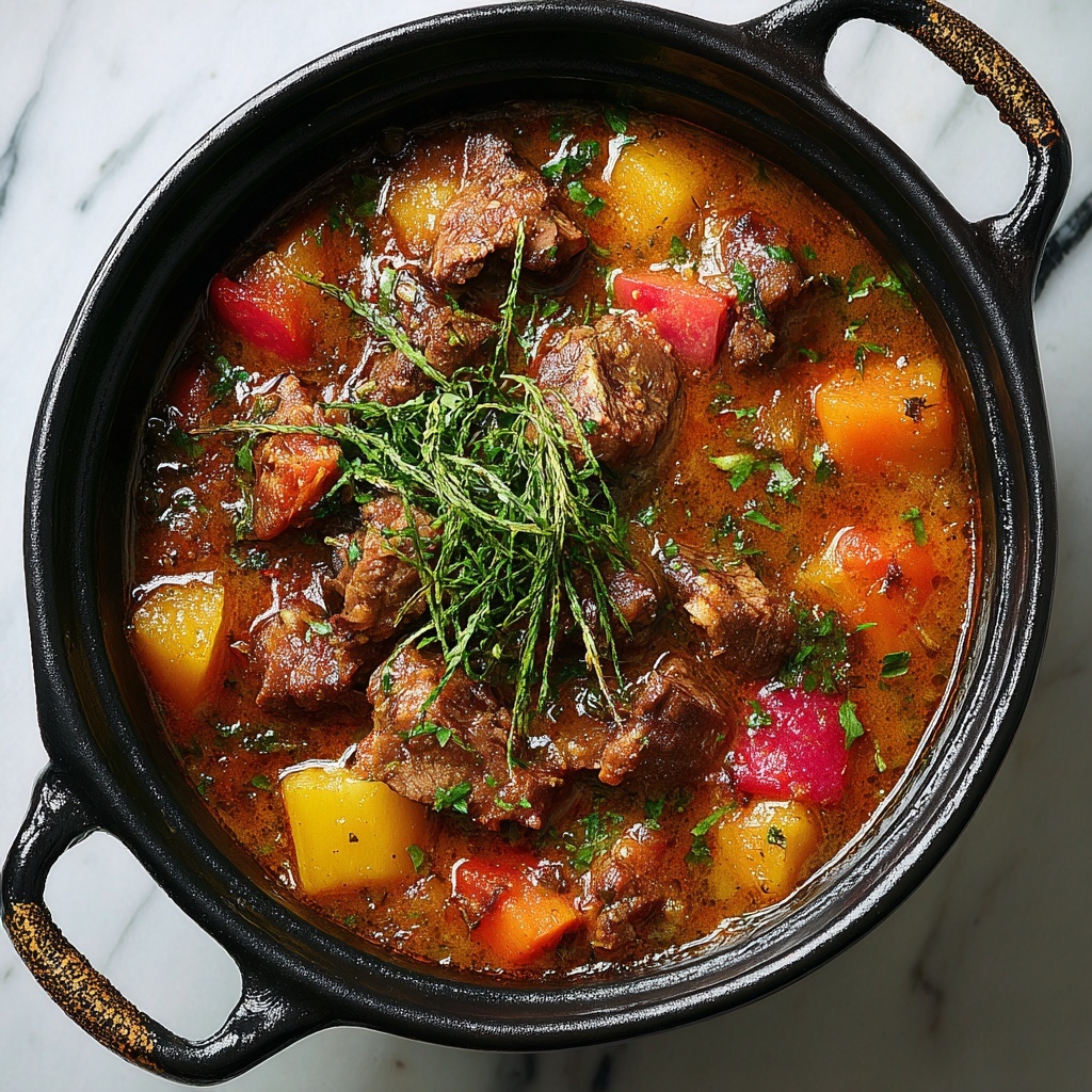 Persian Rhubarb and Herb Stew Recipe - Recipe Image