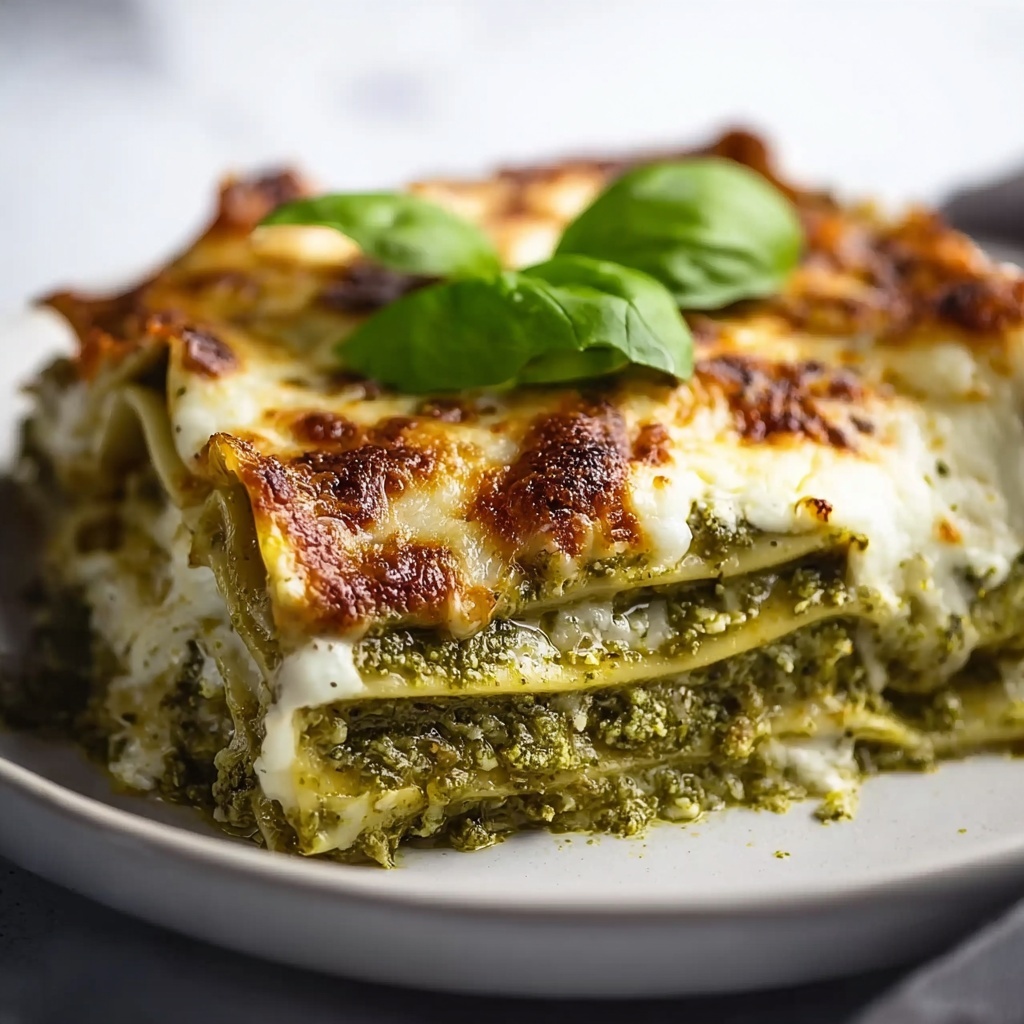 Pesto Skillet Lasagna Recipe - Recipe Image