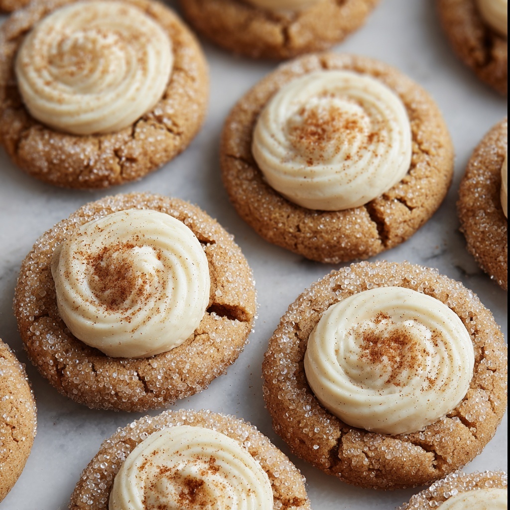 Eggnog Snickerdoodle Thumbprint Cookies Recipe - Recipe Image