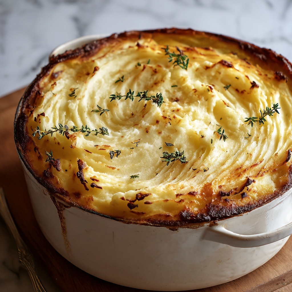 Creamiest Baked Mashed Potatoes Recipe - Recipe Image