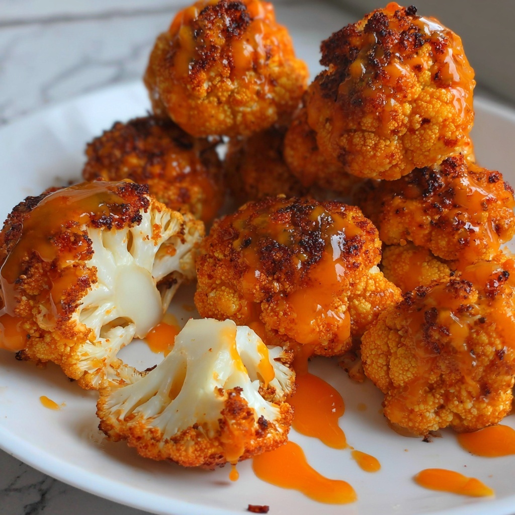 Buffalo Cauliflower Bites: 7 Steps to Crispy Bliss Recipe - Recipe Image