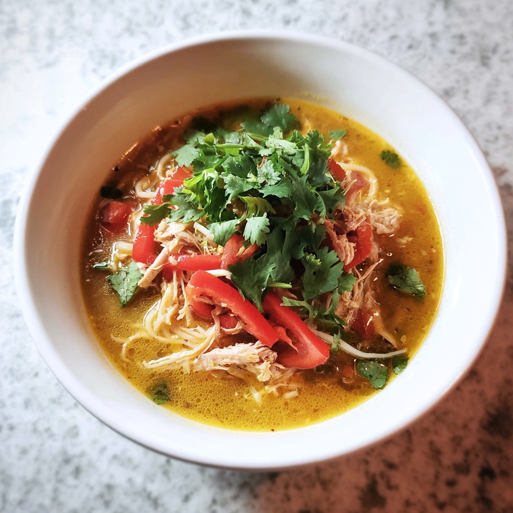 Slow Cooker Thai Chicken Noodle Soup: 7 Comforting Flavors Recipe - Recipe Image