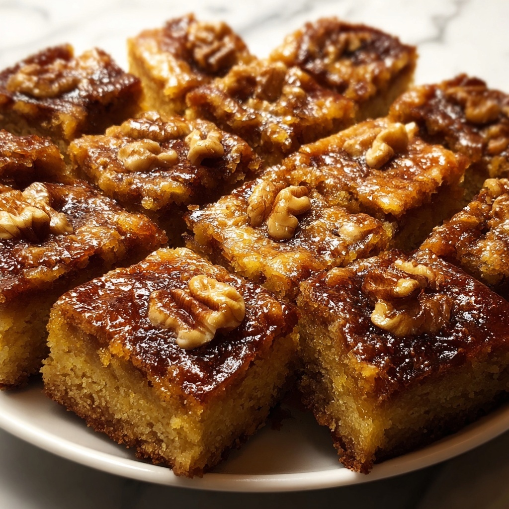 Maple Pecan Blondies Recipe - Recipe Image