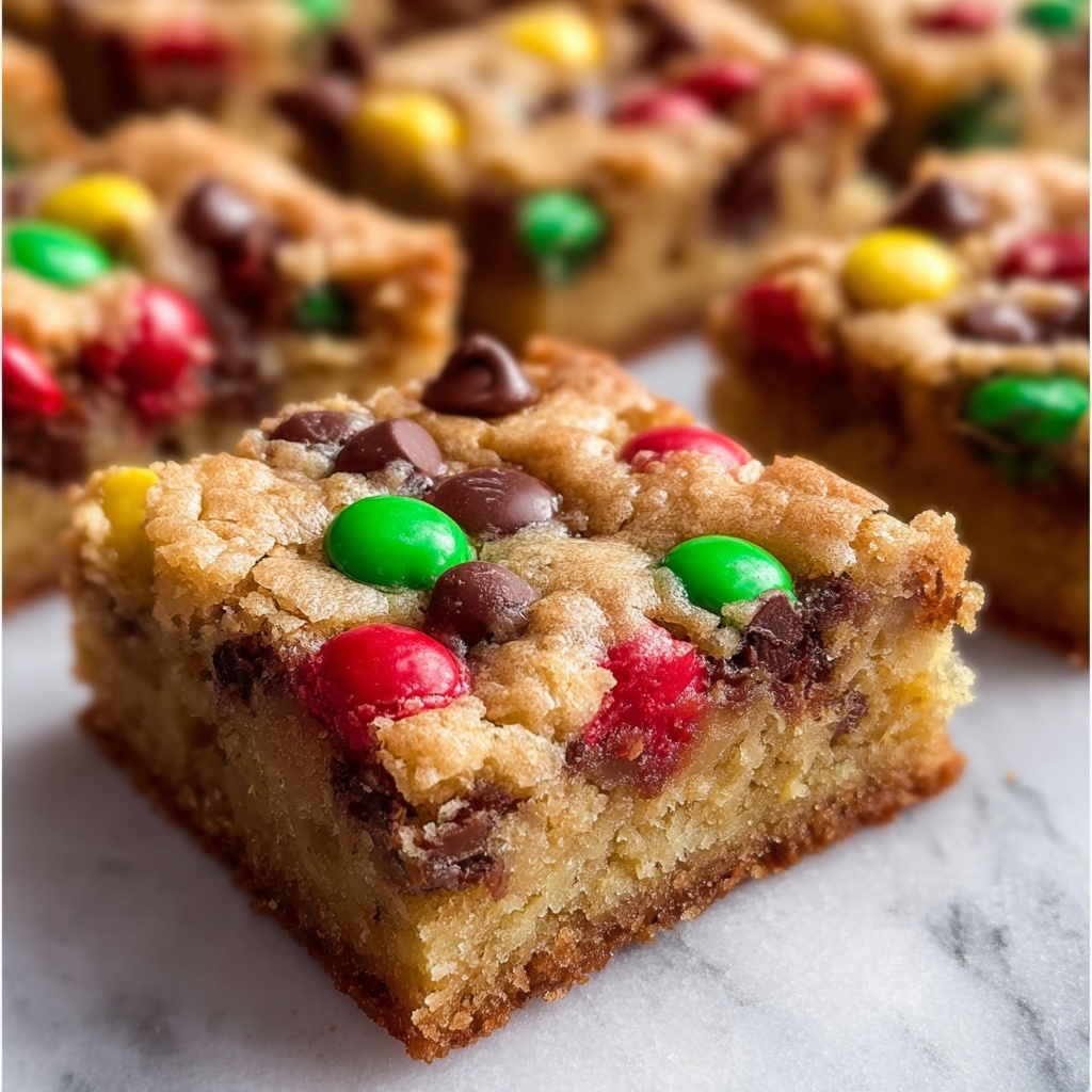Delicious Christmas MM Cookie Bars for Cozy Holiday Joy Recipe - Recipe Image