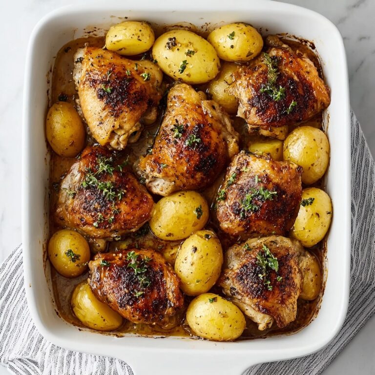 One Pan Chicken and Potatoes for a Cozy Weeknight Feast Recipe
