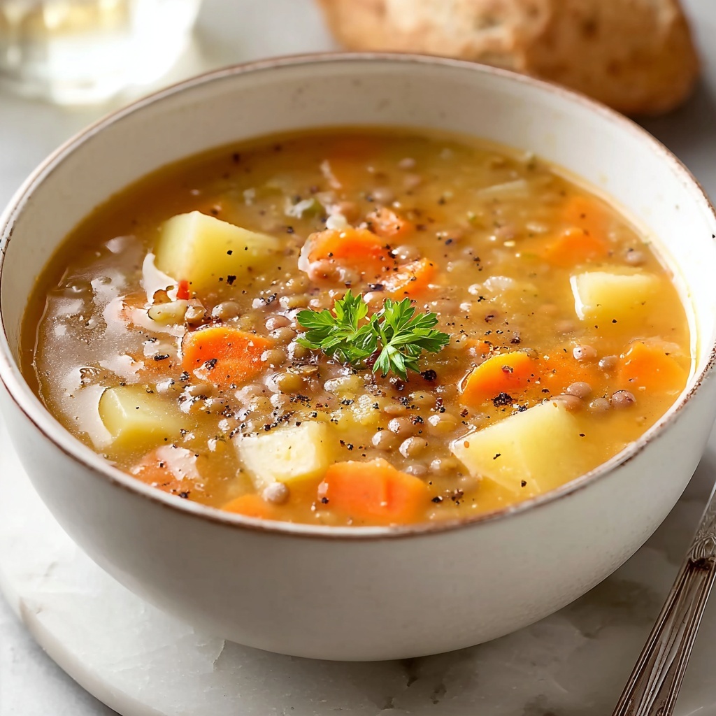 Vegetarian Lentil Soup Recipe - Recipe Image