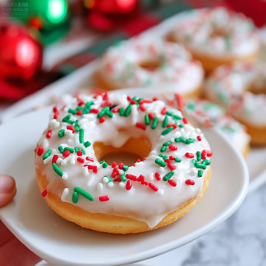 Christmas Doughnuts Recipe - Recipe Image