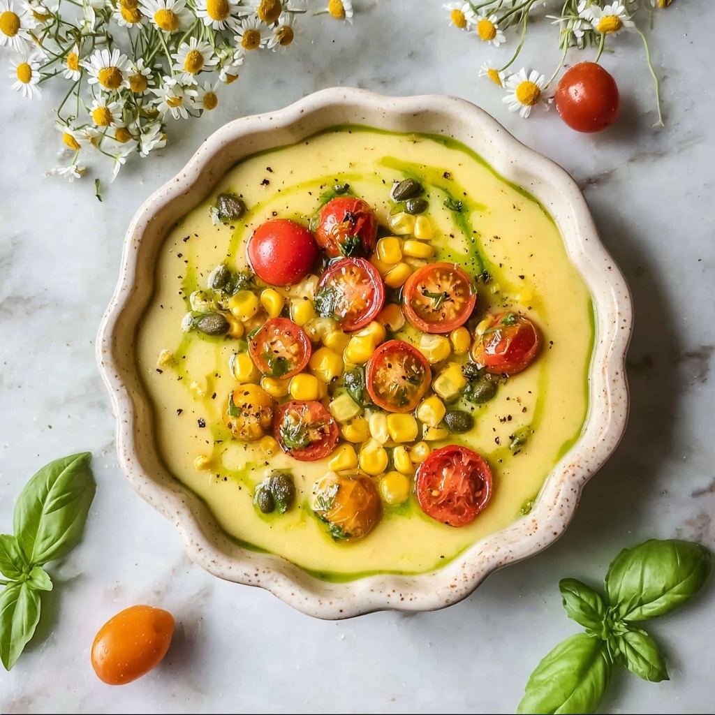 Summer Sweet Corn Gazpacho Recipe - Recipe Image