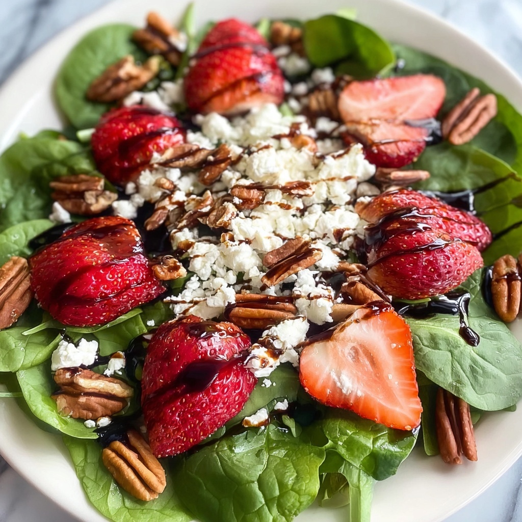 Strawberry Pecan Spinach Salad Recipe - Recipe Image