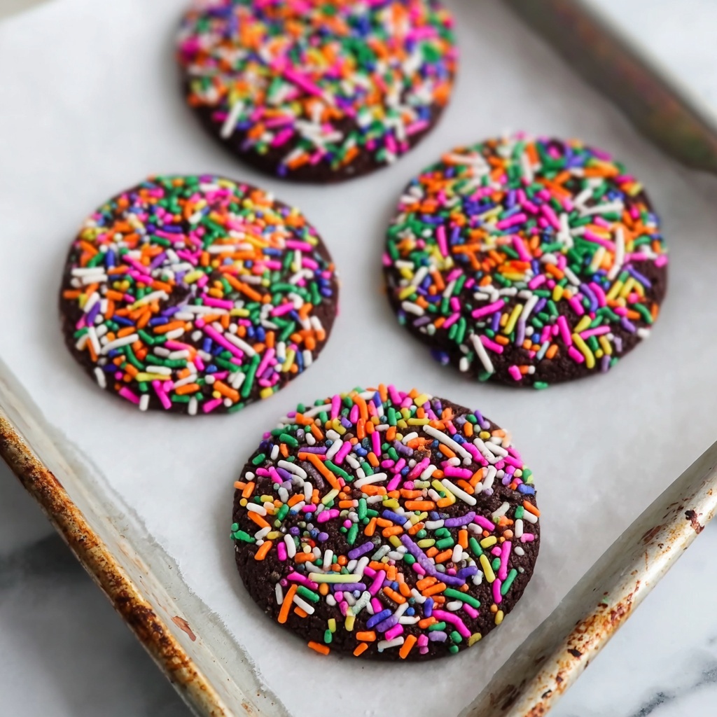 Chocolate Sprinkle Cookies Recipe - Recipe Image