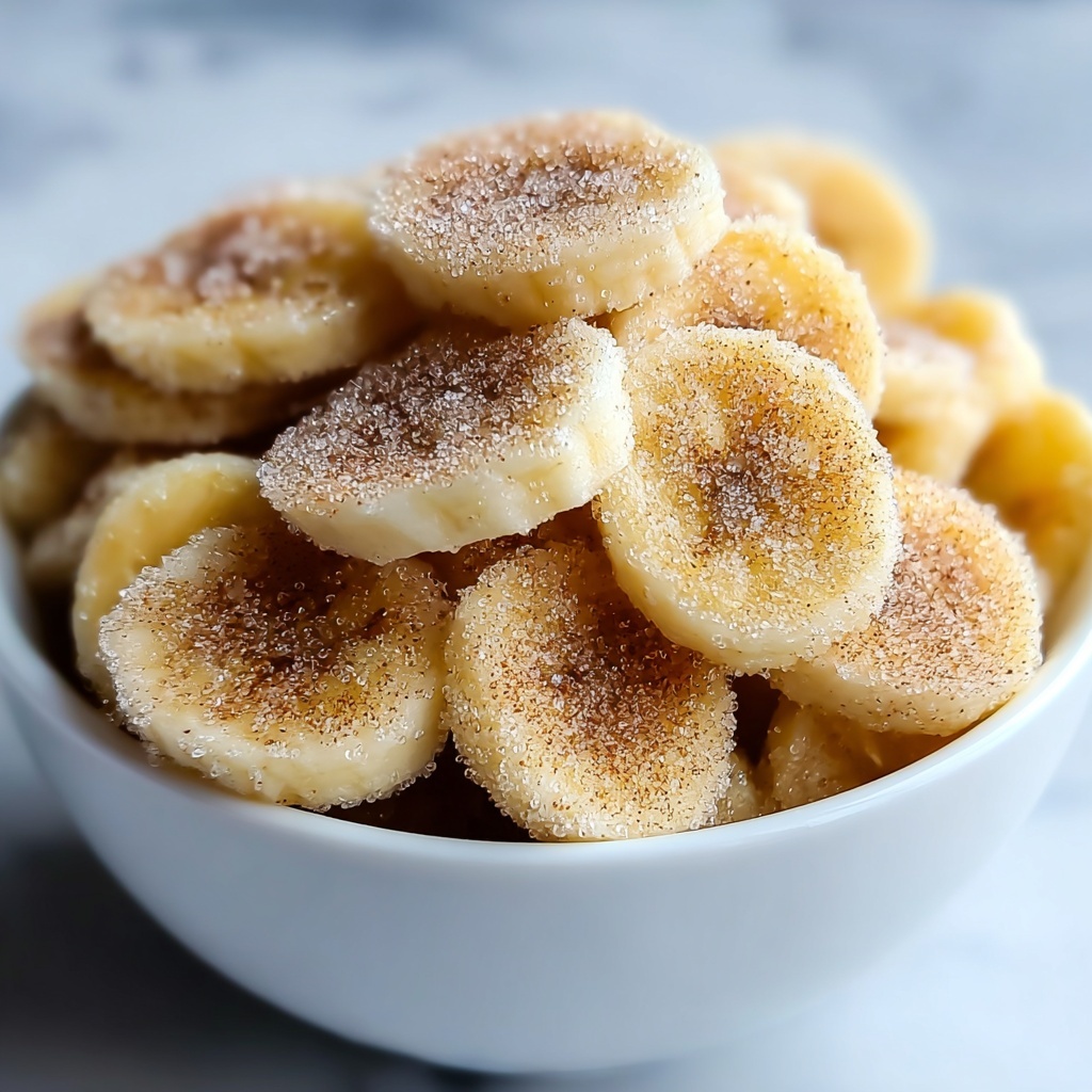 Cinnamon-Sugar Air Fryer Banana Chips Recipe - Recipe Image