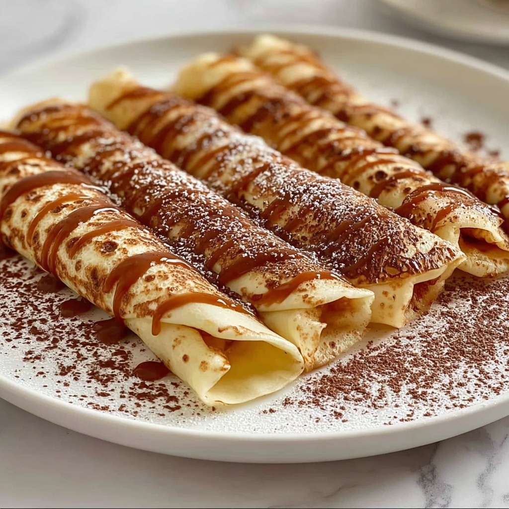 Cinnamon Roll Protein Crepes Recipe - Recipe Image