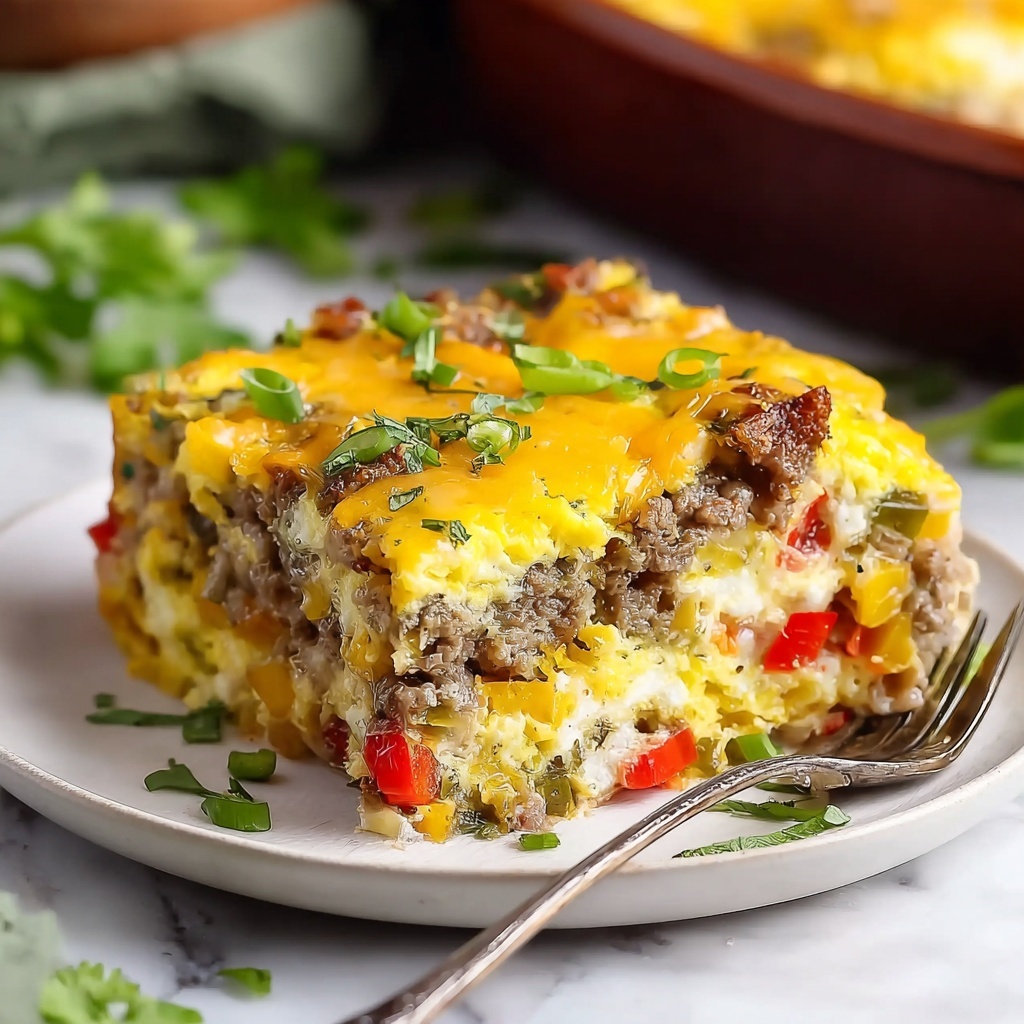 Overnight Slow Cooker Breakfast Casserole Recipe - Recipe Image